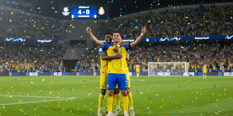 Al Nassr reach AFC Champions League Two semis after Ronaldo-inspired 4-0 win