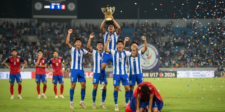 Laos beats Thailand 3-2 to win Group B at ASEAN U17 Championship 2026