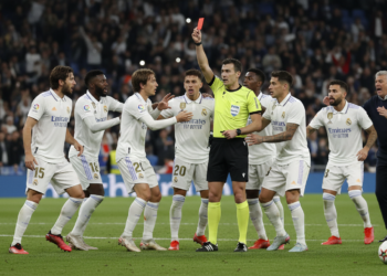 Real Madrid slam referee Slavko Vincic after Camavinga red card