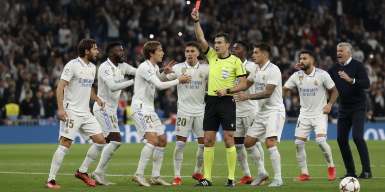 Real Madrid slam referee Slavko Vincic after Camavinga red card