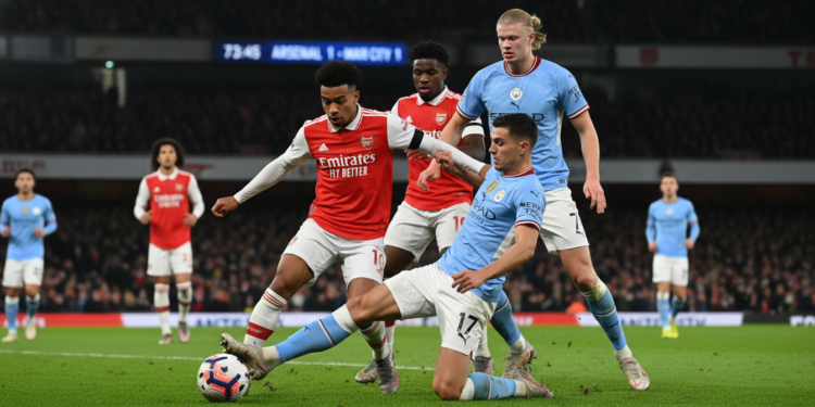 Arsenal face Man City title test after attack woes in Champions League
