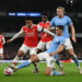 Arsenal face Man City title test after attack woes in Champions League
