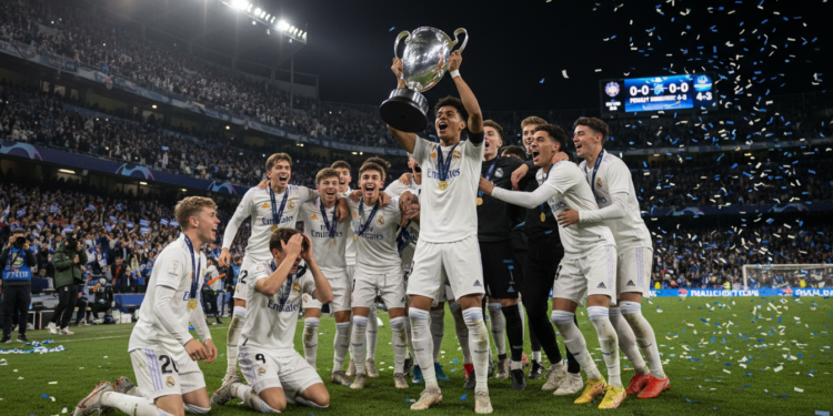 Real Madrid win UEFA Youth League after penalty shootout over Club Brugge