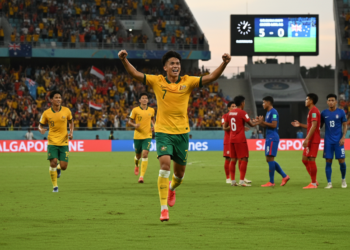Australia advance to ASEAN U17 semifinals as Singapore rout Brunei 5-0