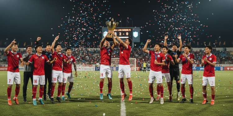 Ezra FC clinches second Pepsi Laos League 1 title in two years