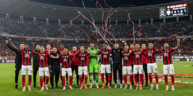 USM Alger secure CAF Confederation Cup final with resilient 1-1 away draw