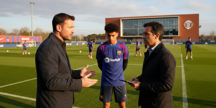 Manchester United approach Barcelona for left-back Alejandro Balde