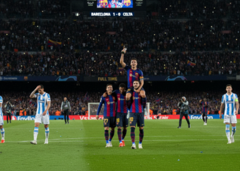 Barcelona secure 1-0 win over Celta, close in on La Liga title