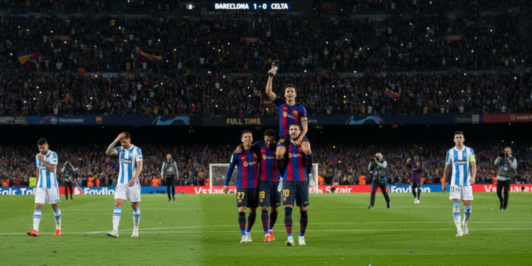 Barcelona secure 1-0 win over Celta, close in on La Liga title