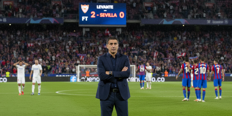 Sevilla coach Luis García Plaza warns of relegation after Levante defeat