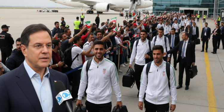 Iran footballers welcome at World Cup, Rubio says but US may bar IRGC-linked delegates