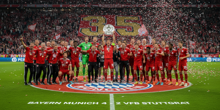 Bayern Munich clinches 35th Bundesliga title with 4-2 win over Stuttgart