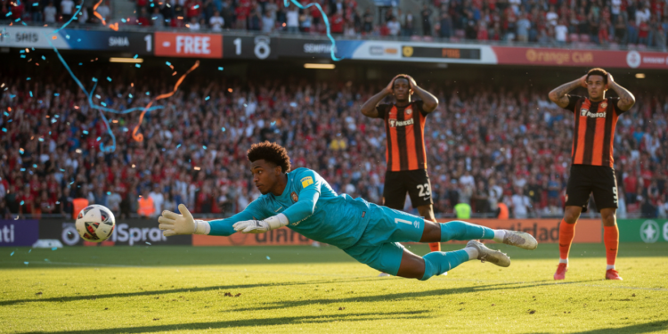 Shaita FC goalkeeper Molikic Keita stuns Freeport FC in Orange Cup semifinal