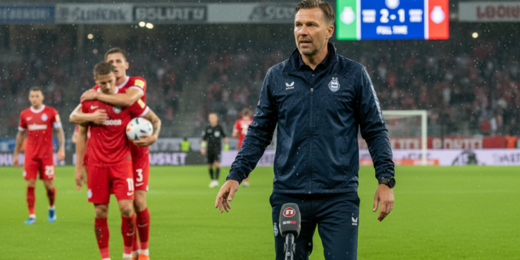 HSV coach Polzin praises fight but admits defensive failings after 2-1 loss