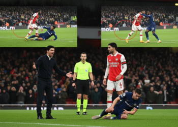 Arsenal boss Arteta accuses referees after two clear missed red cards