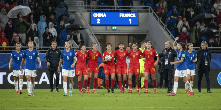China U16 women secure 2-1 Montaigu win as France walk off