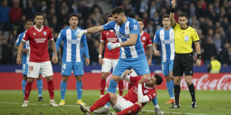 Esteban Andrada faces up to 12-match ban after punching Huesca player