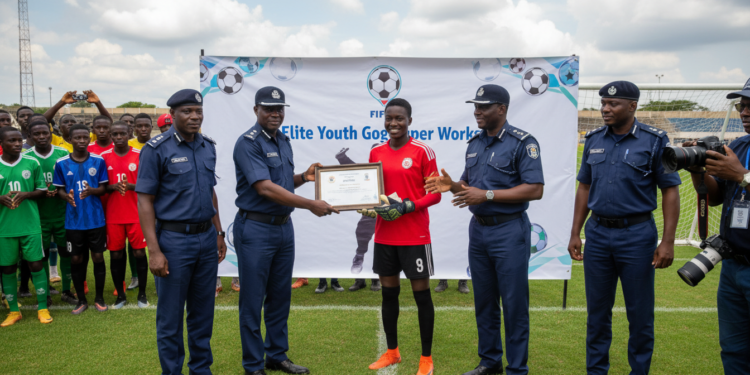 Gambia Police Force commends Aminata Gaye after FIFA Elite Youth Goalkeeper Workshop