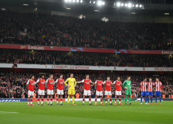 Arsenal name expected XI for Atletico Champions League semi-final first leg