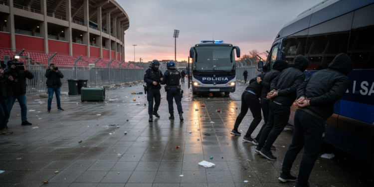 Police arrest Osasuna ultras Indar Gorri after El Sadar violence