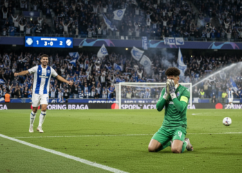 Noah Atubolu error hands Sporting Braga Europa League lead