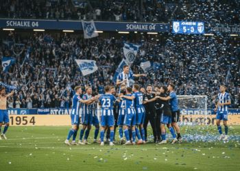 Schalke 04 secure Bundesliga promotion after fifth straight win over Düsseldorf