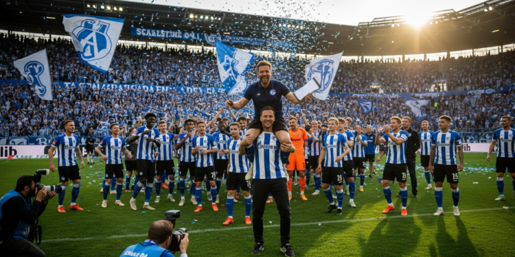 Schalke 04 secure Bundesliga promotion as Muslic signs contract extension