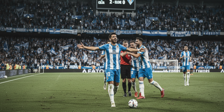 Celta hold 2-0 advantage against Elche as Aspas doubles
