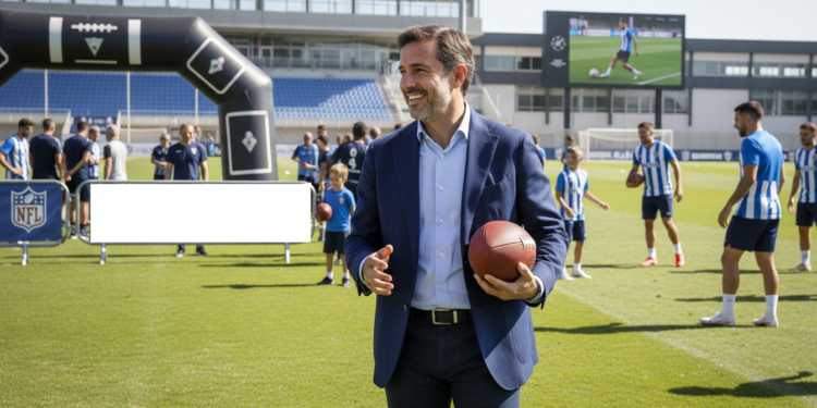Luis Milla attends NFL Spain event and backs Getafe's push for Europe