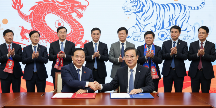 Vietnam and South Korea football federations sign four-year MoU extension with automatic two-year renewal