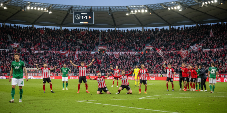 SC Freiburg hold Wolfsburg to 1-1 draw to clinch Europa Conference League place