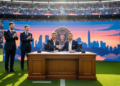 Estadio Movistar LALIGA hosts Jordi Alba signing in Barcelona before El Clásico
