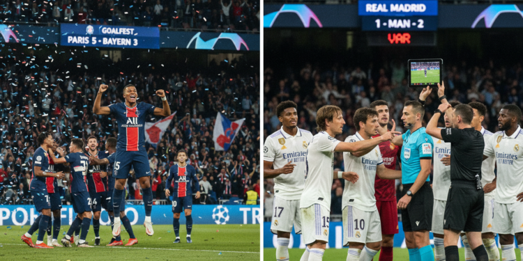Champions League semi-final quiz challenges fans after Paris goalfest, Madrid VAR drama