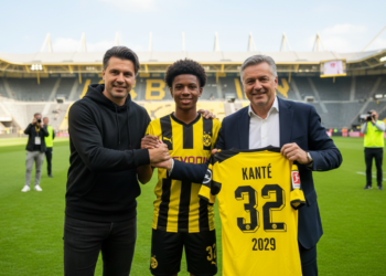 Borussia Dortmund confirm signing of 15-year-old Liam Claude Kanté from Lokomotiva Zagreb