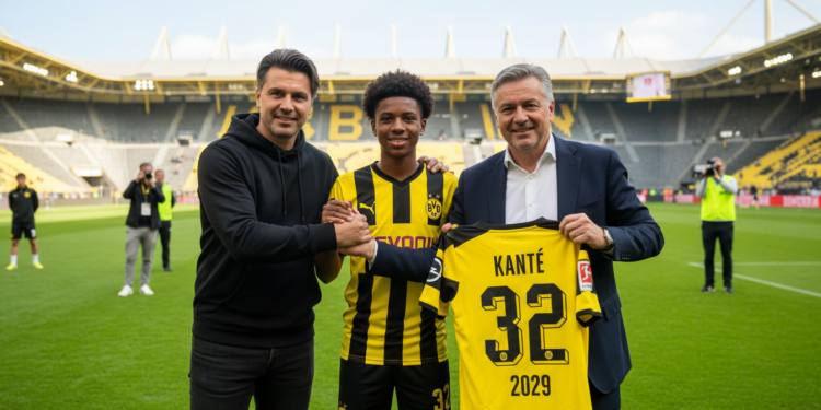 Borussia Dortmund confirm signing of 15-year-old Liam Claude Kanté from Lokomotiva Zagreb