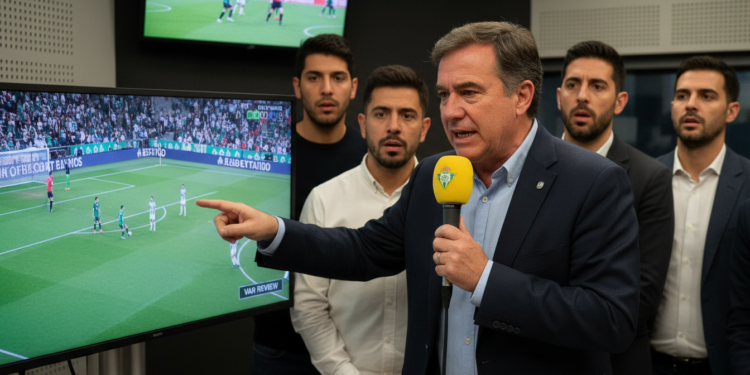 Real Betis penalty controversy Paco Gonzalez accuses CTA of lying