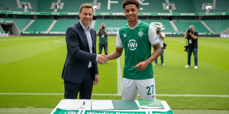 Werder Bremen confirm signing of 19-year-old Le Havre striker Kenny Quetant