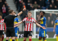 Dan Ballard red card upheld after appeal over Tolu Arokodare hair pull