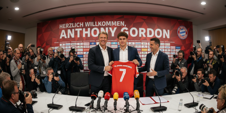 Bayern Munich offer five-year contract to England winger Anthony Gordon