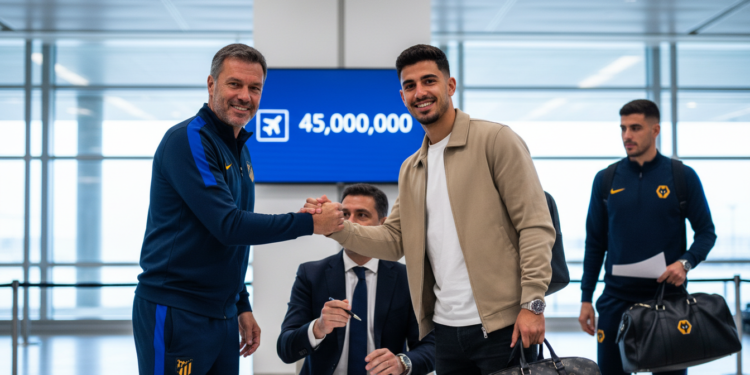 Atletico Madrid close to signing Wolves midfielder Joao Gomes for €45m