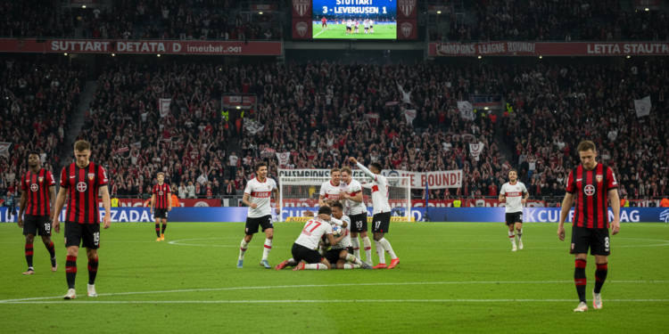 Stuttgart beat Leverkusen 3-1 to claim Champions League pole position