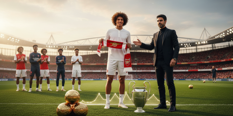 Arsenal pursue Kvaratskhelia in potential record-breaking transfer after Champions League boost
