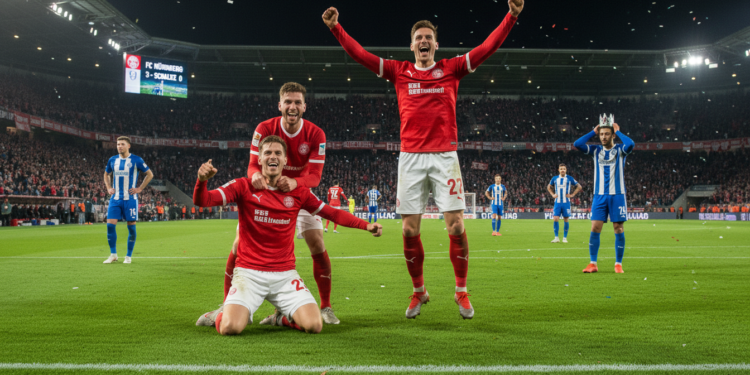 FC Nürnberg cruise past newly crowned Schalke with emphatic 3-0 win