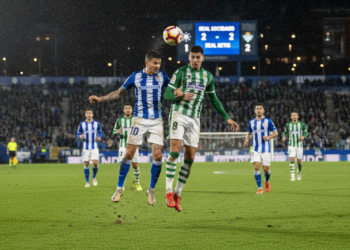 Real Sociedad held to 2-2 draw by Real Betis in LaLiga