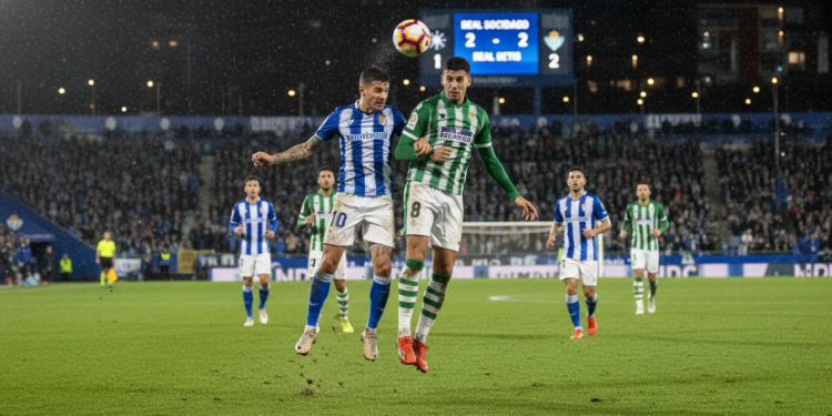 Real Sociedad held to 2-2 draw by Real Betis in LaLiga