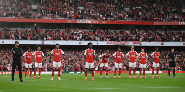 Arsenal confirm unchanged XI as Saka starts at London Stadium