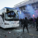 Real Madrid bus vandalized as Barcelona radicals pelt buses at Camp Nou