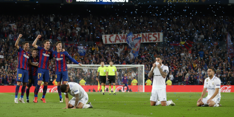 Barcelona defeat Real Madrid 2-0 in final El Clasico, deny La Liga title