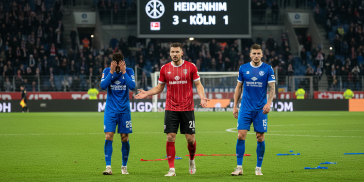 Marius Bülter warns against complacency after Heidenheim shock Köln 3-1