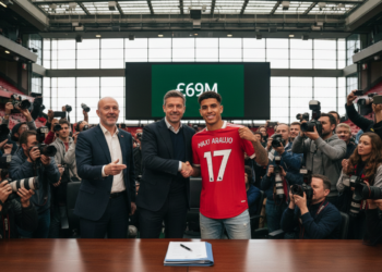 Manchester United emerge as favorites to pay Maxi Araujo £69m release clause